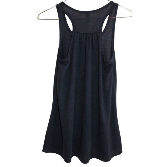 Bella Canvas Navy Blue Flowy RacerBack Tank Top XS - Picture 3 of 5